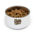 Load image into Gallery viewer, Krazy Critters 18oz Stainless Pet Bowl — Non-Slip Ceramic-Style Water & Food Dish