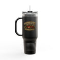 Load image into Gallery viewer, Copy of 40oz Insulated Travel Mug – “Onward Motion Driver” Racing Logo Stainless Tumbler