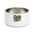 Load image into Gallery viewer, Krazy Critters 18oz Stainless Pet Bowl — Non-Slip Ceramic-Style Water & Food Dish