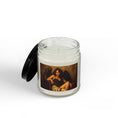 Load image into Gallery viewer, Amber Glass Soy Candle — Gothic Angel Art Scented Candle (4oz & 9oz)