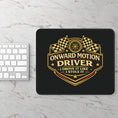 Load image into Gallery viewer, Racing Driver Mouse Pad – "Onward Motion Driver: I Drove It Like I Stole It"