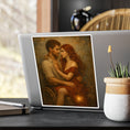 Load image into Gallery viewer, Romantic Embrace Vinyl Decal — Vintage Couple Art Sticker