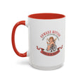 Load image into Gallery viewer, Onward Motion Cherub Wheelchair Coffee Mug — "Love Is In The Air" Accent Mug
