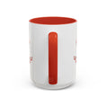 Load image into Gallery viewer, Onward Motion Cherub Wheelchair Coffee Mug — "Love Is In The Air" Accent Mug