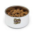 Load image into Gallery viewer, Krazy Critters 18oz Stainless Pet Bowl — Non-Slip Ceramic-Style Water & Food Dish