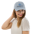 Load image into Gallery viewer, Check out our Denim Hat featuring the iconic Onward Motion logo!