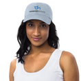Load image into Gallery viewer, Check out our Denim Hat featuring the iconic Onward Motion logo!