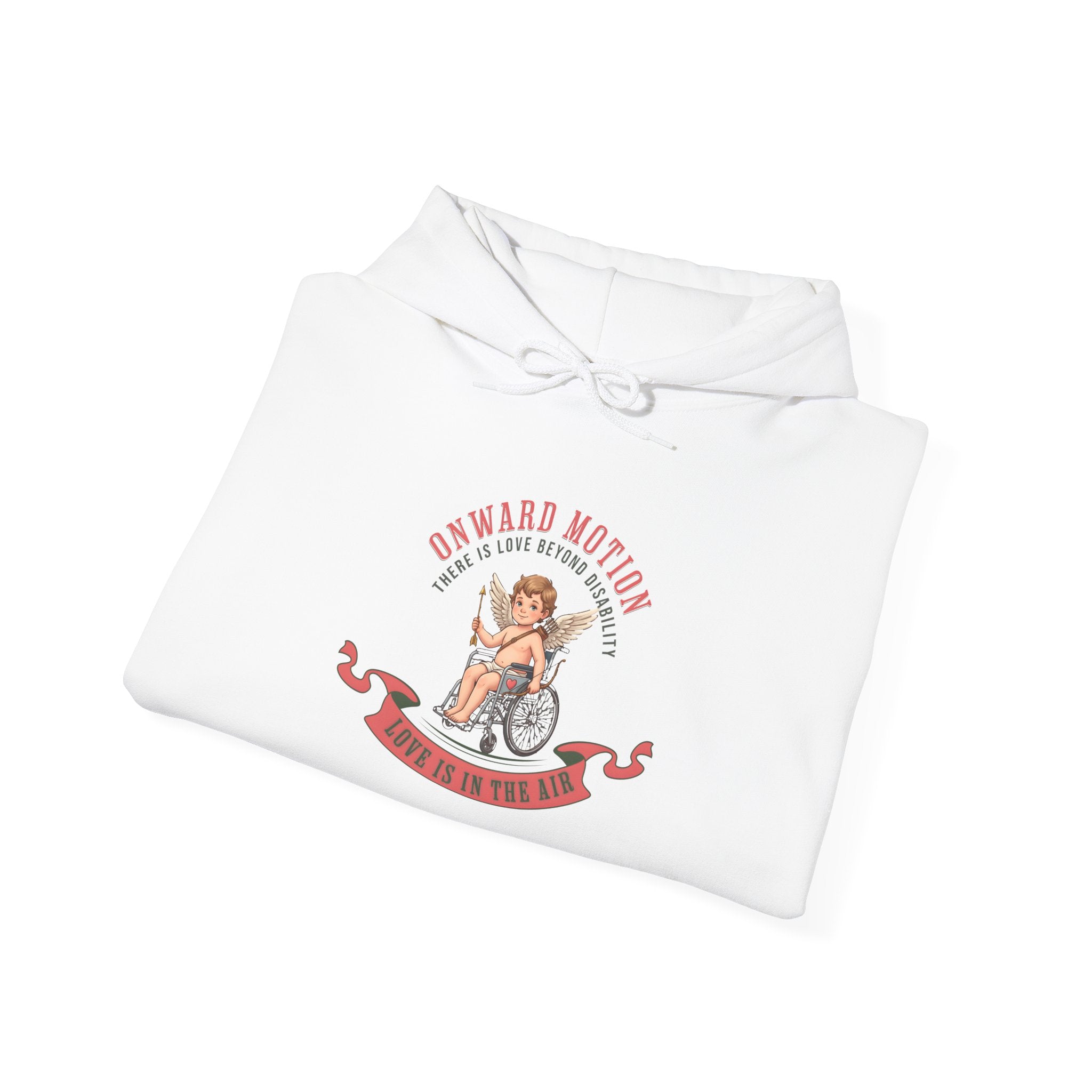 Onward Motion Angel Graphic Hoodie — 'Onward Motion' Vintage Cherub Logo