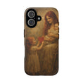 Load image into Gallery viewer, Phone Case — Vintage Mother & Children Art Heart Gift Case
