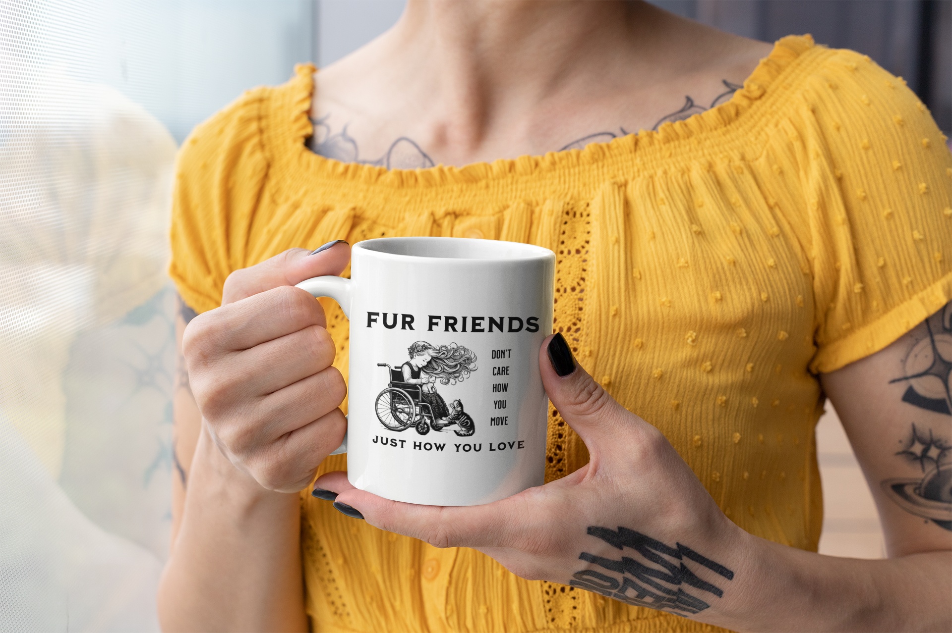 Fur Friends Mug Onward Motion