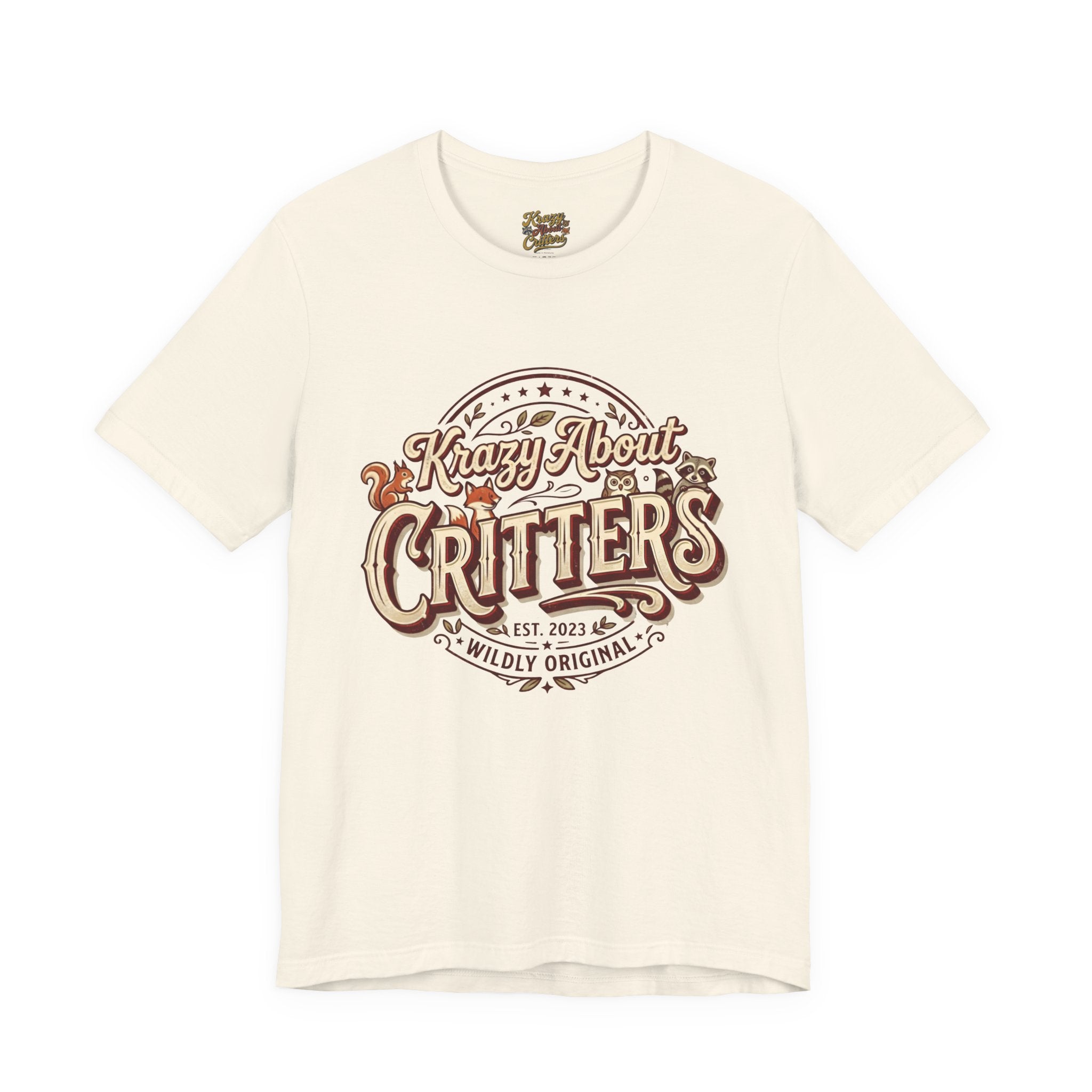 Krazy About Critters Graphic Tee — Vintage Animal Lover T‑Shirt