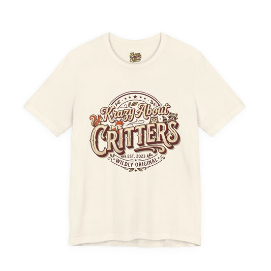 Krazy About Critters Graphic Tee — Vintage Animal Lover T‑Shirt