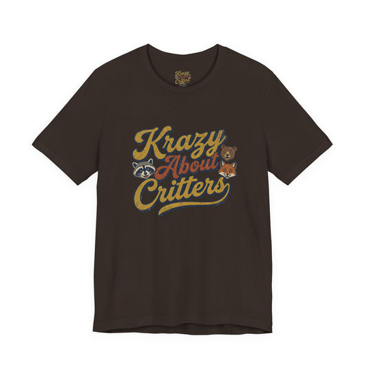 Krazy About Critters Tee — Vintage Animal Lover Graphic T-Shirt