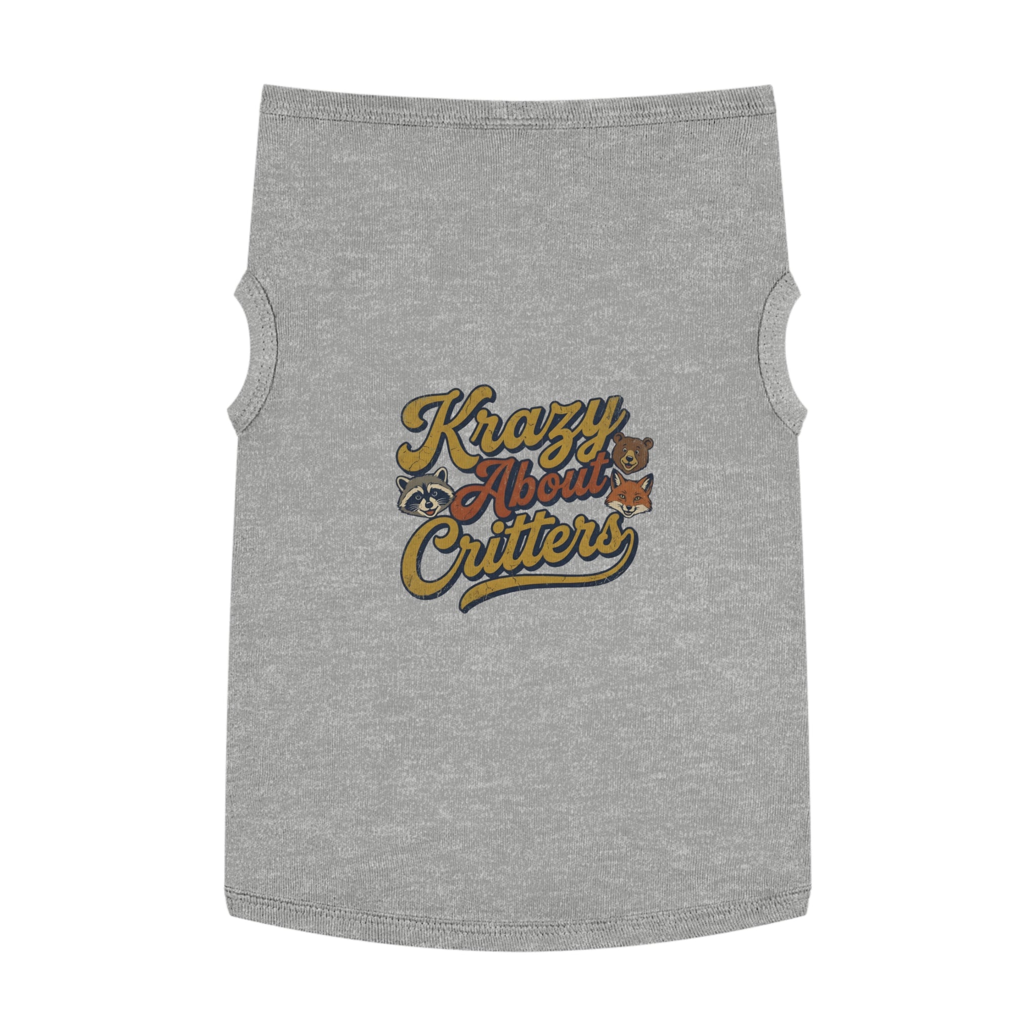 Krazy About Critters Pet Tank Top – Cute Animal Graphic Dog & Cat Tee
