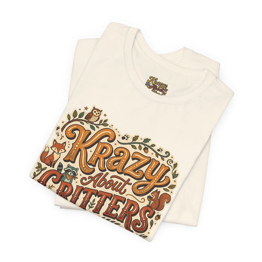 Krazy About Critters Tee — Vintage Wildlife Lover T‑Shirt