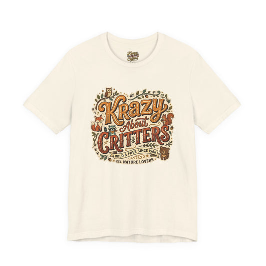 Krazy About Critters Tee — Vintage Wildlife Lover T‑Shirt