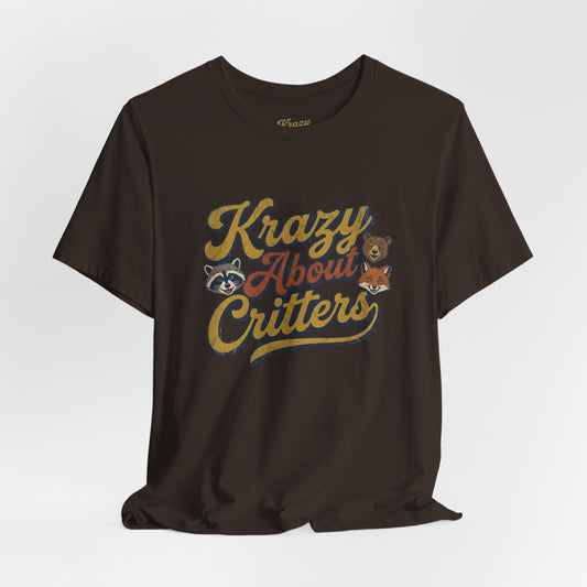 Krazy About Critters Tee — Vintage Animal Lover Graphic T-Shirt