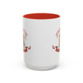 Load image into Gallery viewer, Onward Motion Cherub Wheelchair Coffee Mug — "Love Is In The Air" Accent Mug
