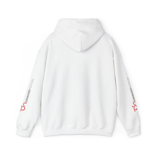 Onward Motion Angel Graphic Hoodie — 'Onward Motion' Vintage Cherub Logo