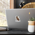 Load image into Gallery viewer, Witch in Wheelchair Vinyl Sticker — “Walking Was Never An Option” Kiss-Cut Decal
