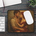 Load image into Gallery viewer, Romantic Vintage Couple Gaming Mouse Pad — Oil Painting Love Desk Mat

