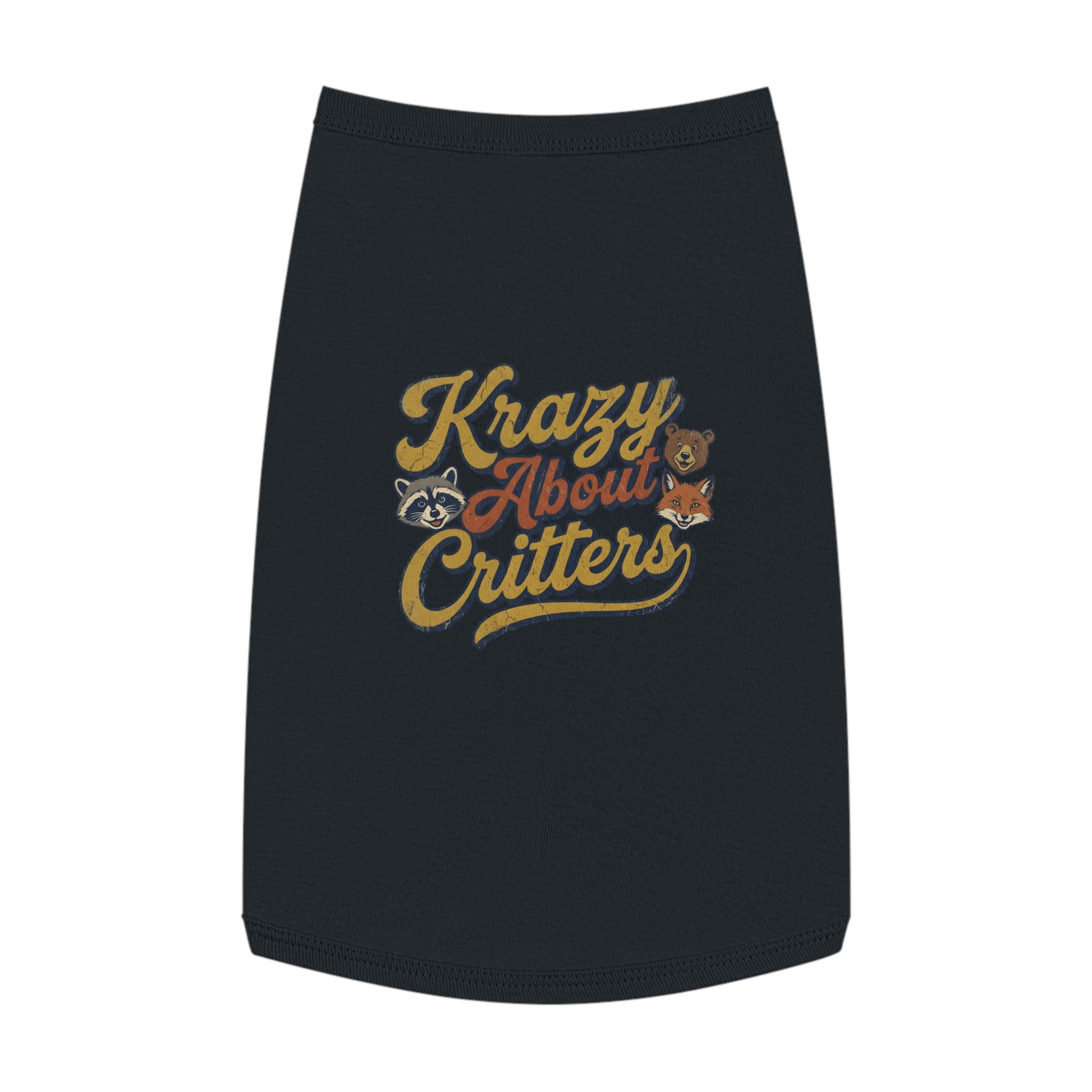 Krazy About Critters Pet Tank Top – Cute Animal Graphic Dog & Cat Tee