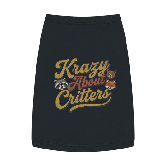 Krazy About Critters Pet Tank Top – Cute Animal Graphic Dog & Cat Tee