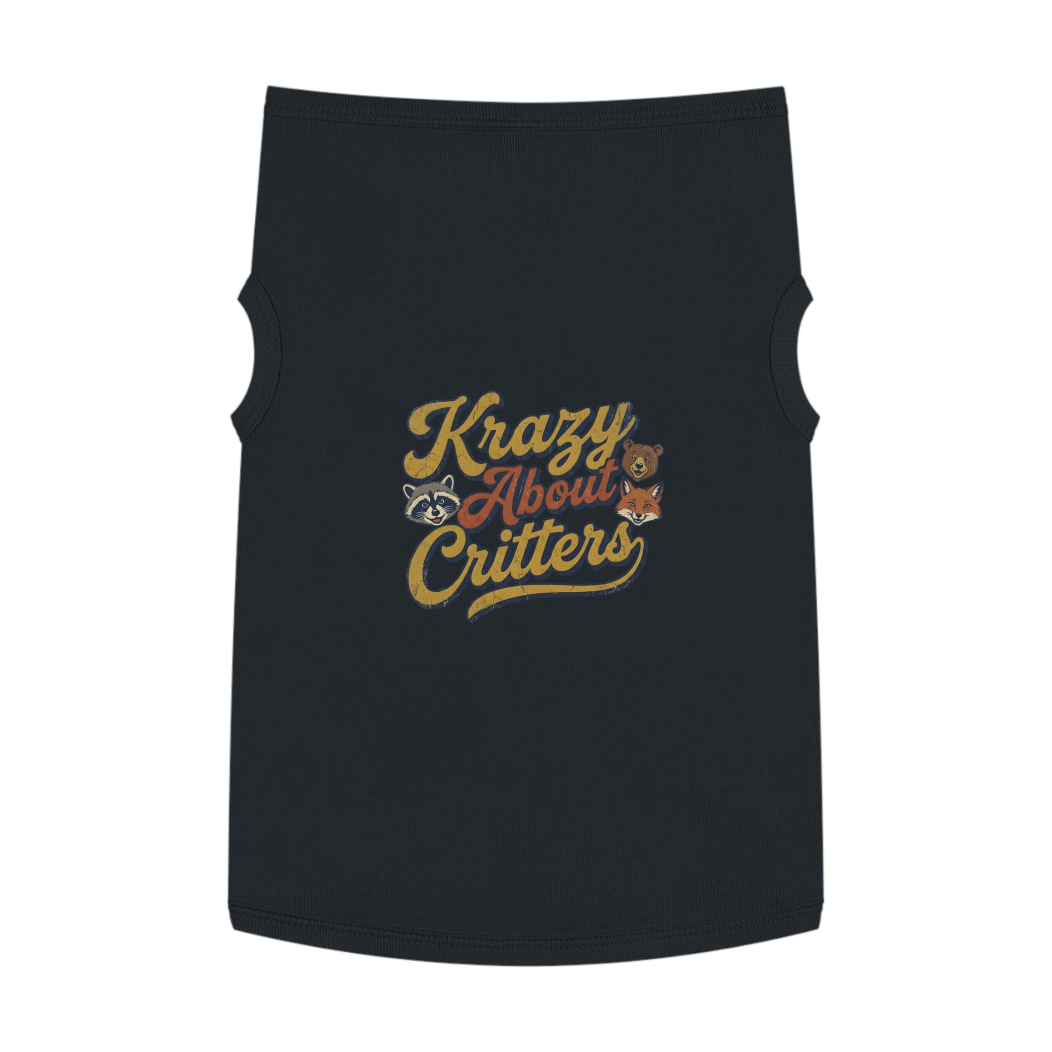 Krazy About Critters Pet Tank Top – Cute Animal Graphic Dog & Cat Tee