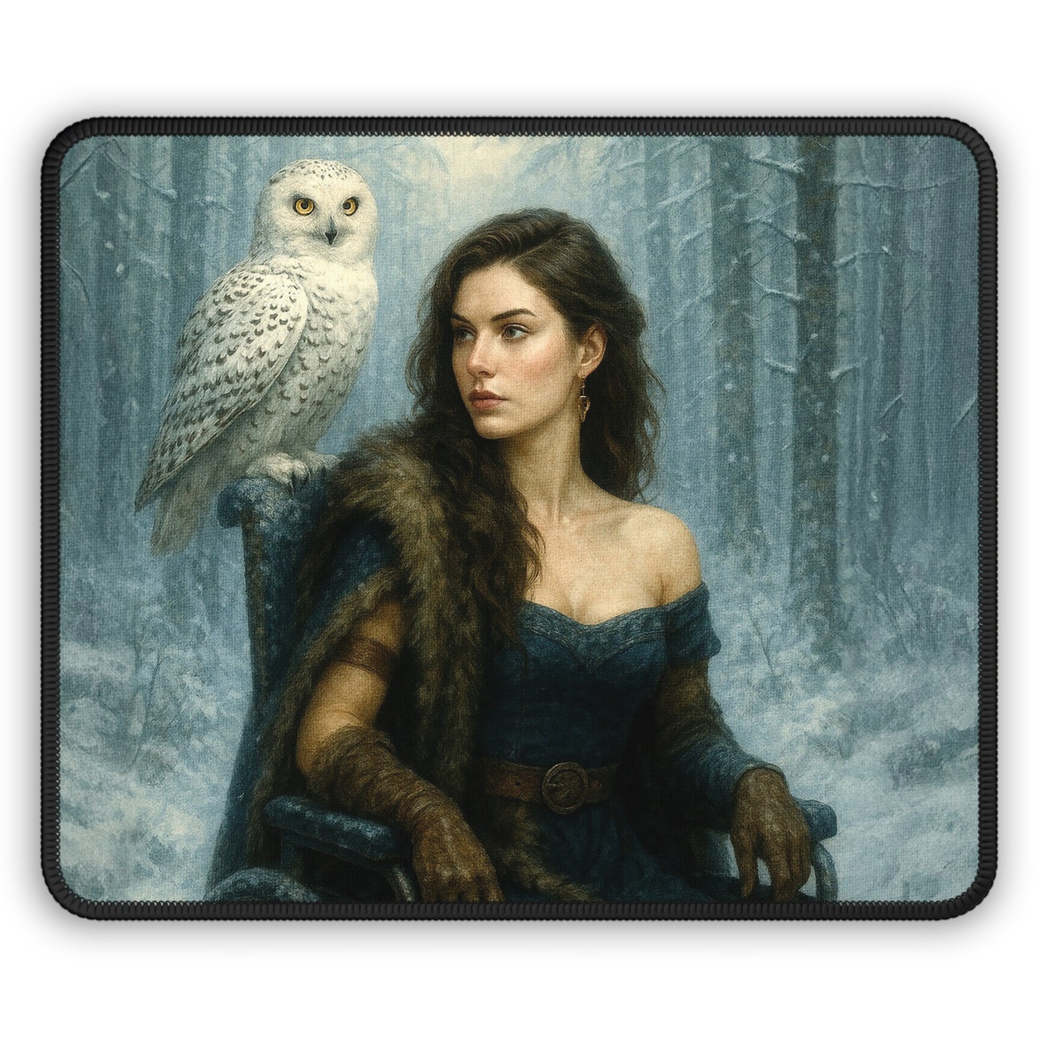 Winter Knows her Name Gaming Mouse Pad
