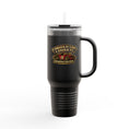 Load image into Gallery viewer, Copy of 40oz Insulated Travel Mug – “Onward Motion Driver” Racing Logo Stainless Tumbler
