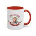 Load image into Gallery viewer, Onward Motion Cherub Wheelchair Coffee Mug — "Love Is In The Air" Accent Mug
