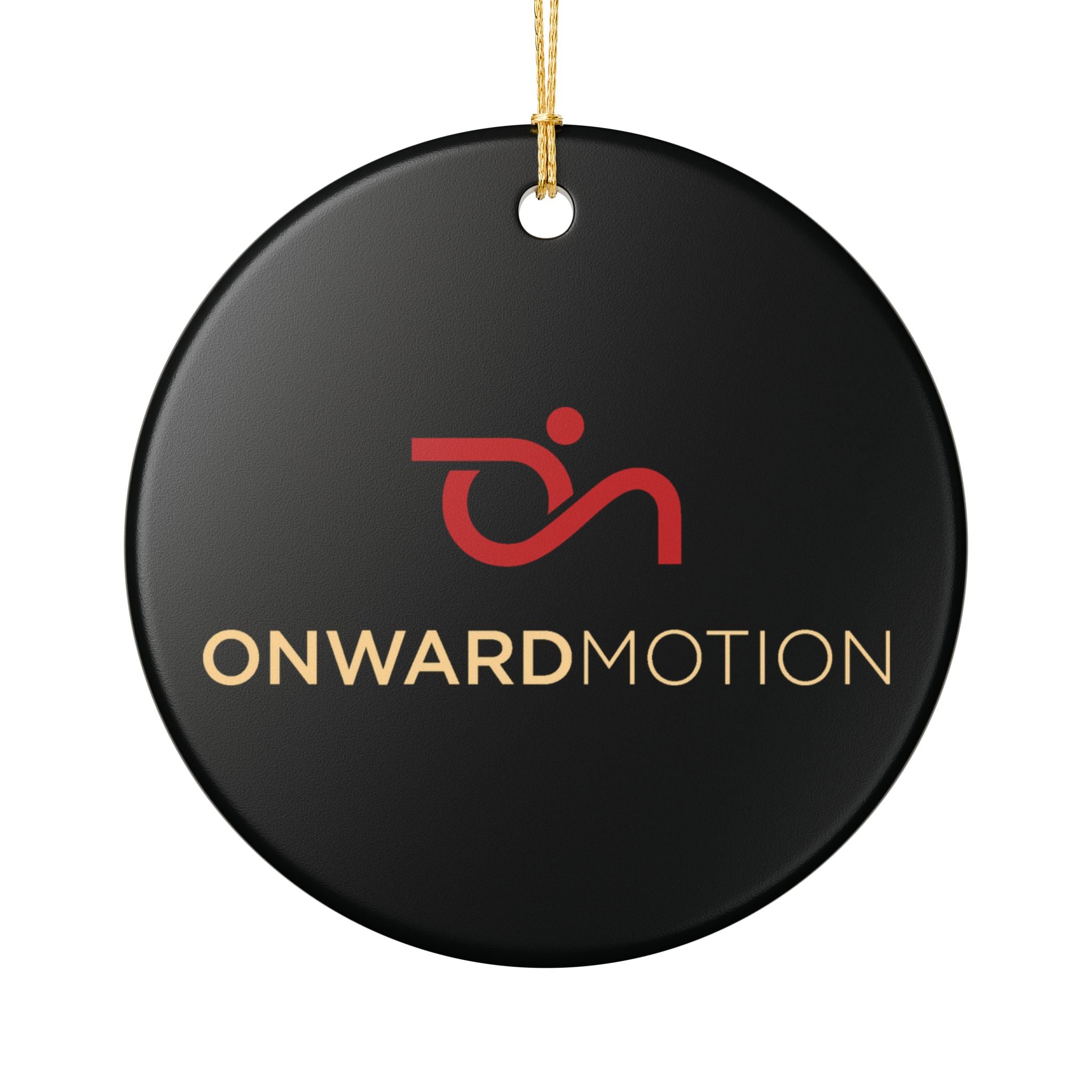Onward Motion Ceramic Ornament