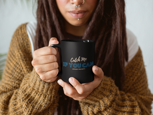 Unique 'Catch Me If You Can' Mug by Onward Motion: Get Yours Now!