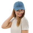 Load image into Gallery viewer, Check out our Denim Hat featuring the iconic Onward Motion logo!
