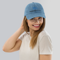 Load image into Gallery viewer, Check out our Denim Hat featuring the iconic Onward Motion logo!
