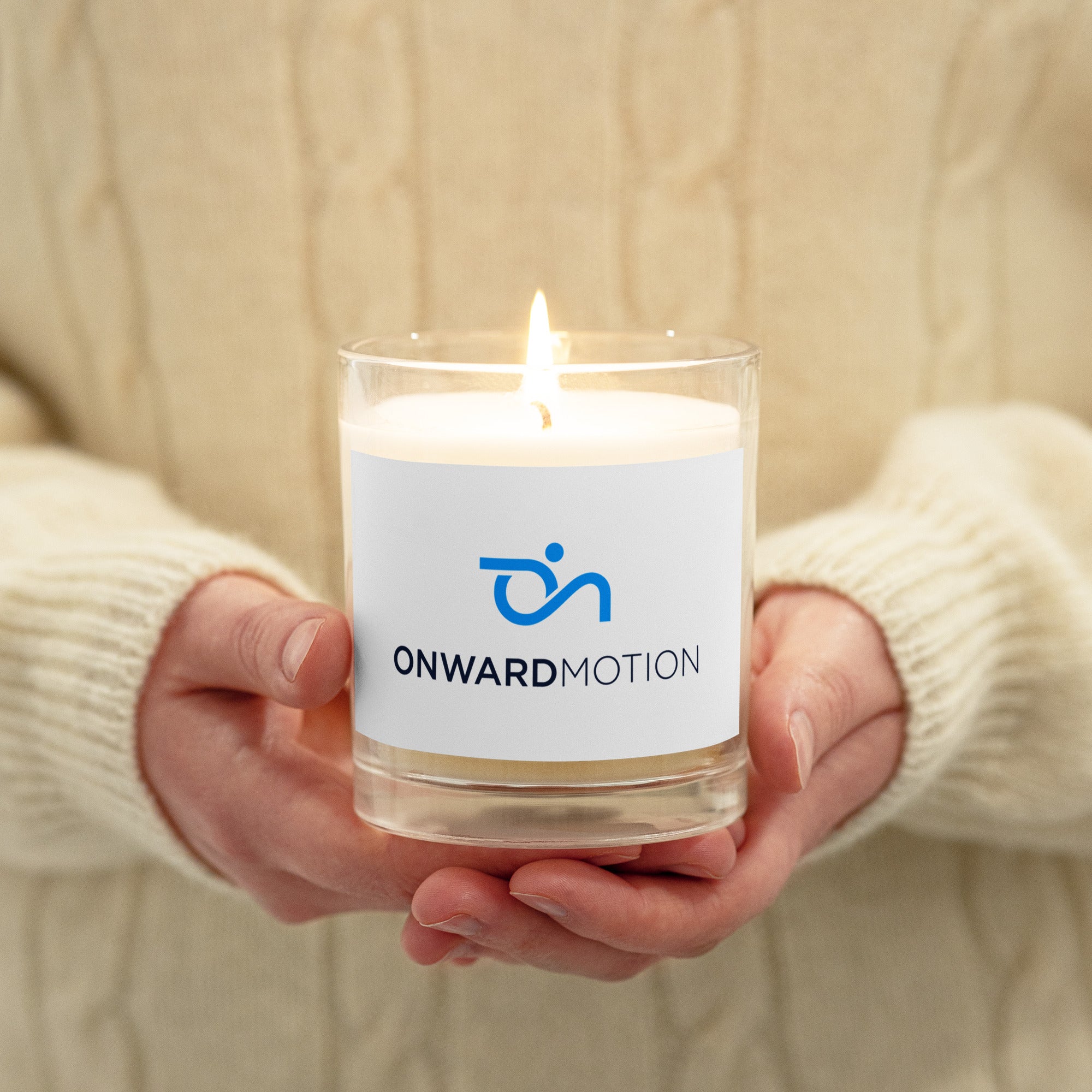 Onward Motion Glass jar soy wax candle