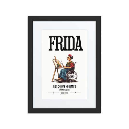 FRIDA Art Knows No Limits Framed Poster