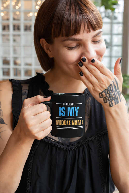 Resilience Is My Middle Name Onward Motion Mug