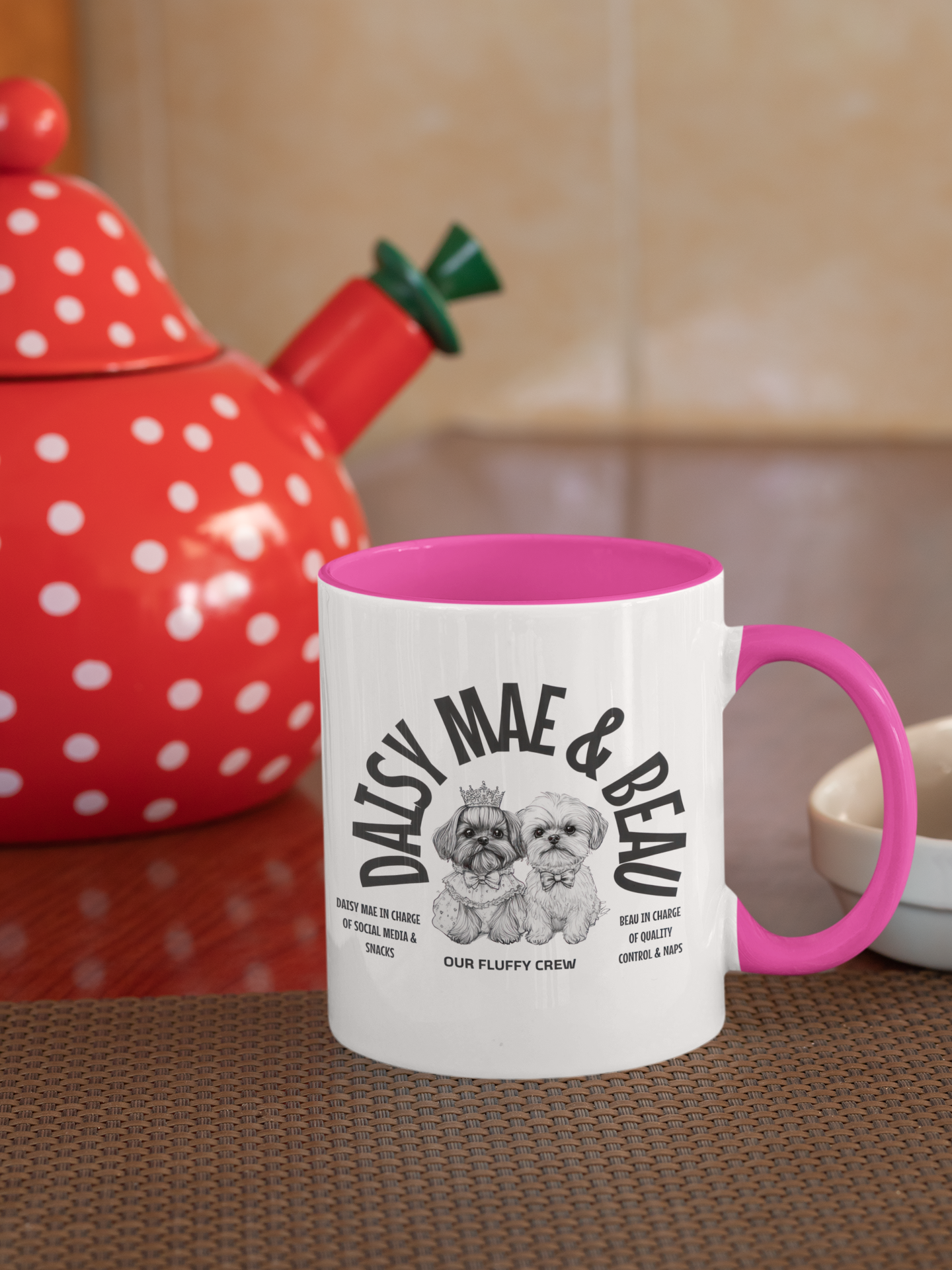 Daisy Mae & Beau Coffee Mug Onward Motion
