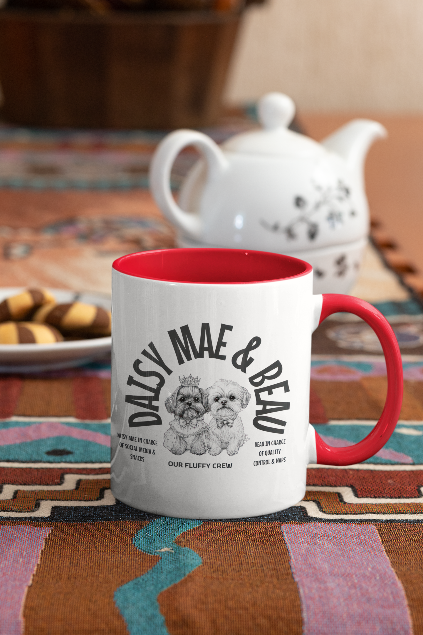 Daisy Mae & Beau Coffee Mug Onward Motion