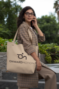 Load image into Gallery viewer, Discover the Large Organic Tote Bag by Onward Motion
