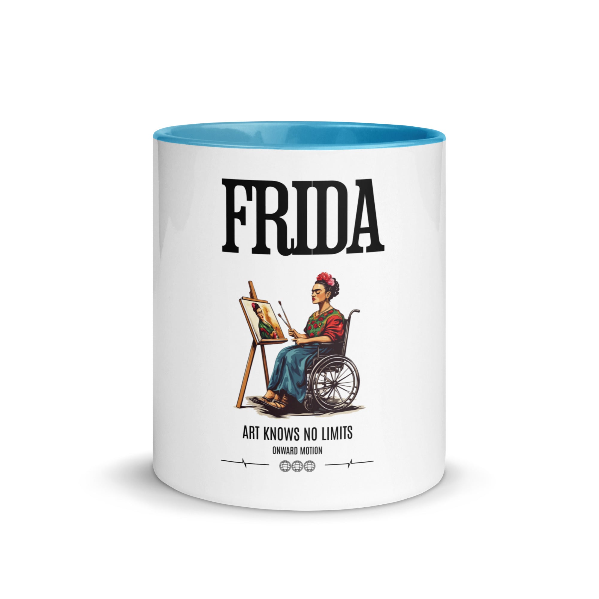 FRIDA Art Knows No Limits Coffee Mug Onward Motion