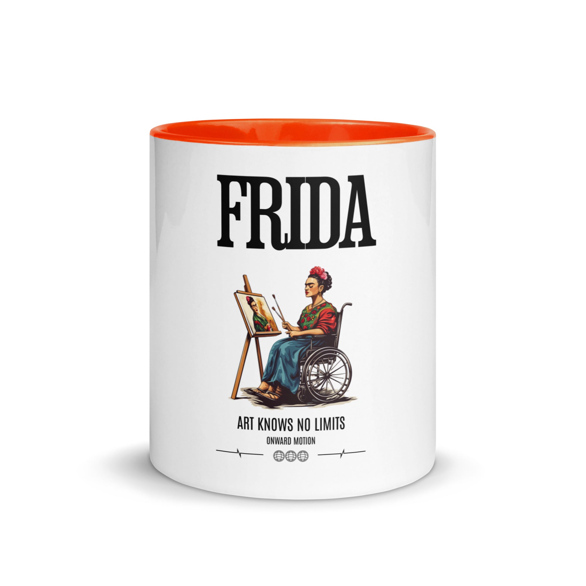 FRIDA Art Knows No Limits Coffee Mug Onward Motion