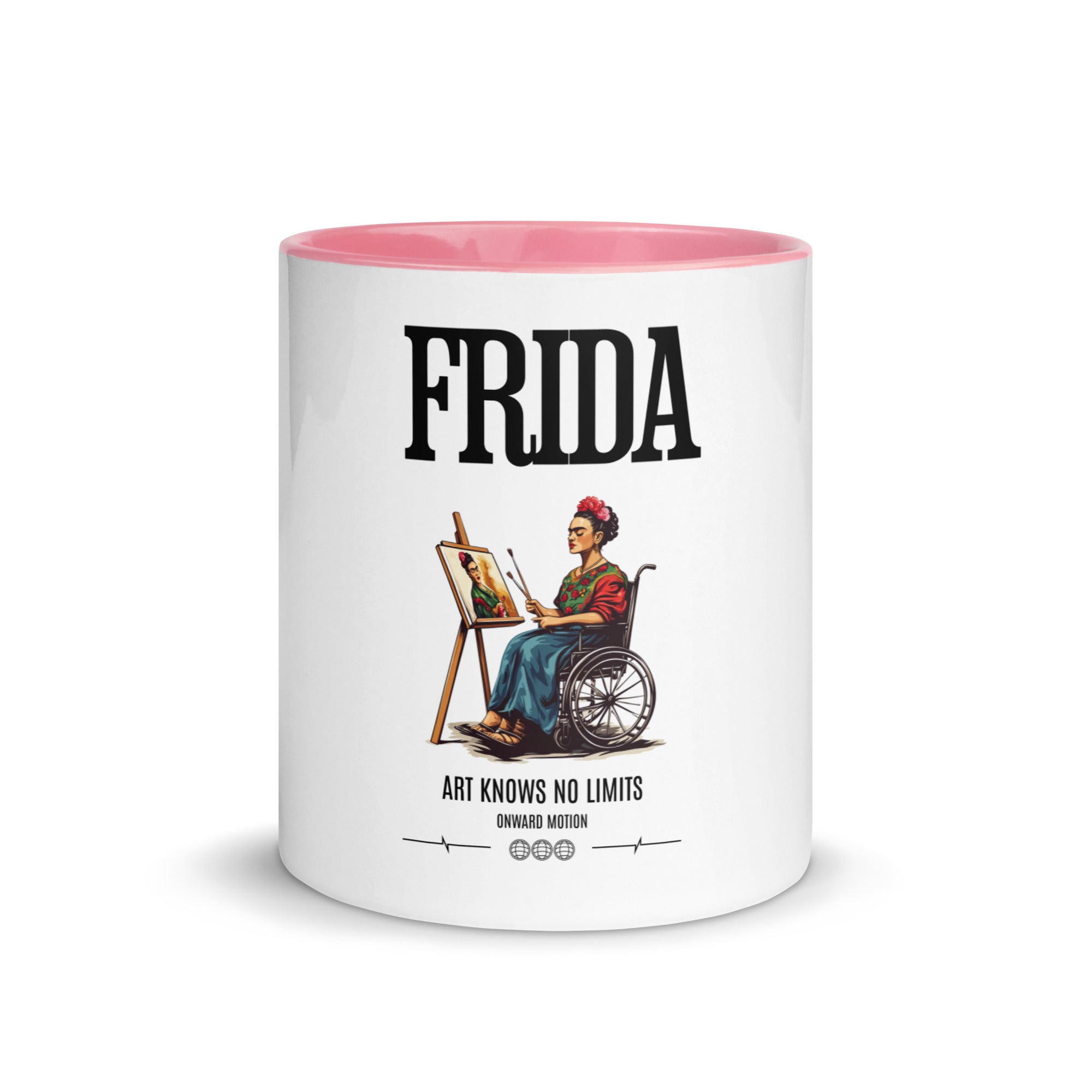 FRIDA Art Knows No Limits Coffee Mug Onward Motion