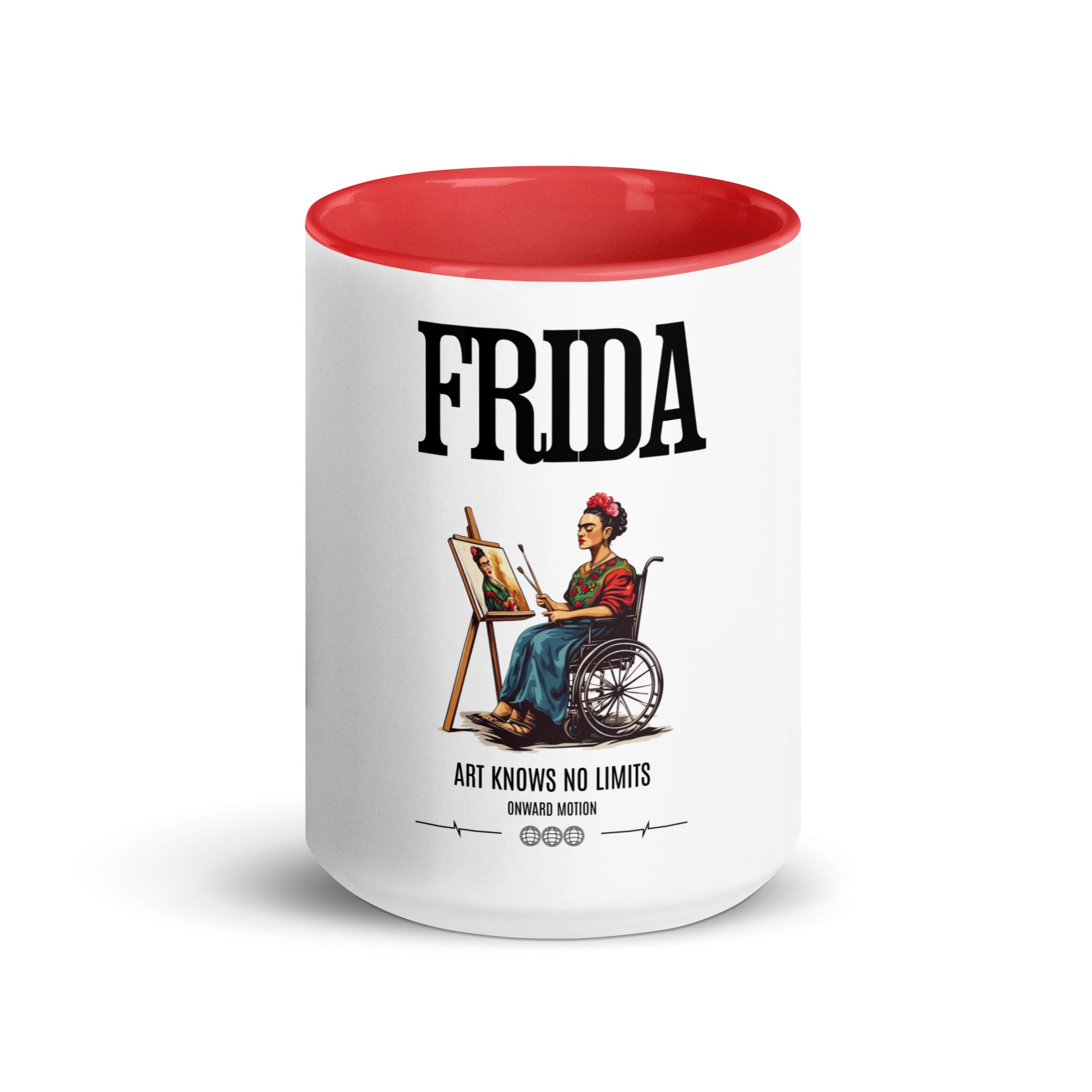 FRIDA Art Knows No Limits Coffee Mug Onward Motion