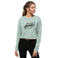 Load image into Gallery viewer, Spinal Cord Awareness Month Fleece Crop Sweatshirt Onward Motion
